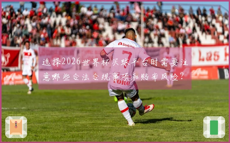选择2026世界杯买球平台时需要注意哪些合法合规事项和赔率风险？